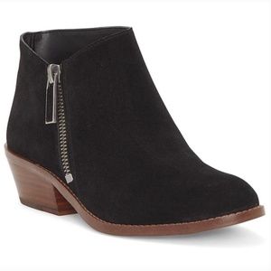 1. State Rosita Black Suede Bootie Size 7